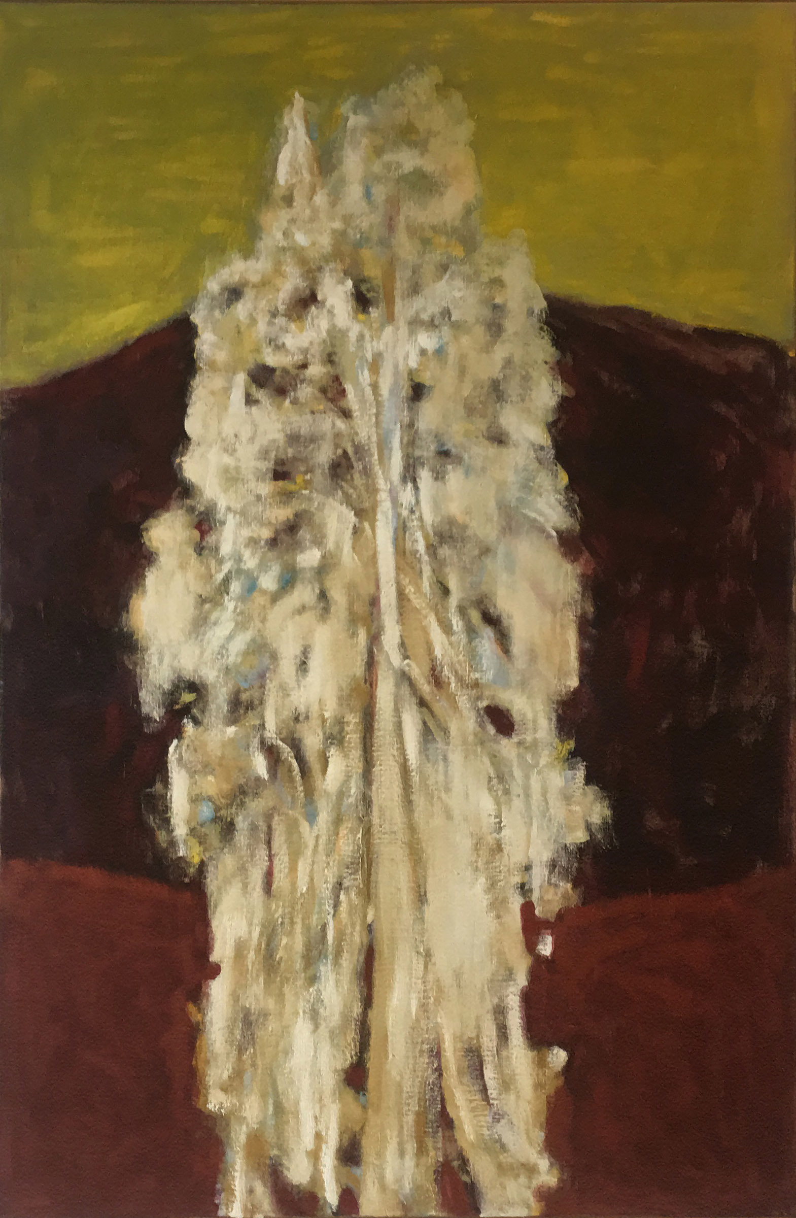 schilderij van witte boom - Cornelia Vrolijk